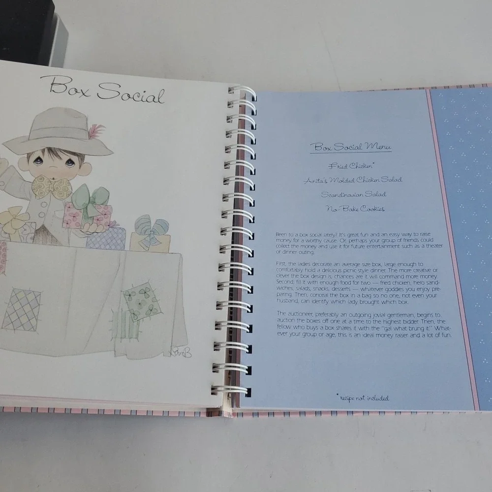 1988 The Precious Moments Cookbook Enesco 200 Recipes Sam Butcher Willie Cushman